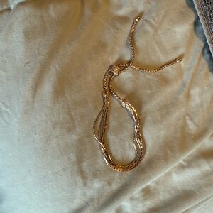 Vera Bradley RoseGold Multi-Strand Bracelet